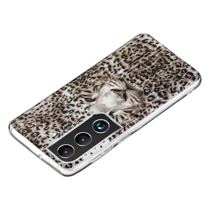 Coque Samsung Galaxy S22 5G Leopard Fluorescente