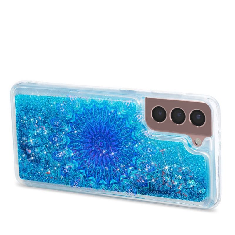 Coque Samsung Galaxy S22 5G Mandala Paillettes