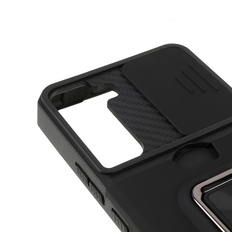 Coque Samsung Galaxy S22 5G Multi-Fonctionnelle Protège-Lentilles