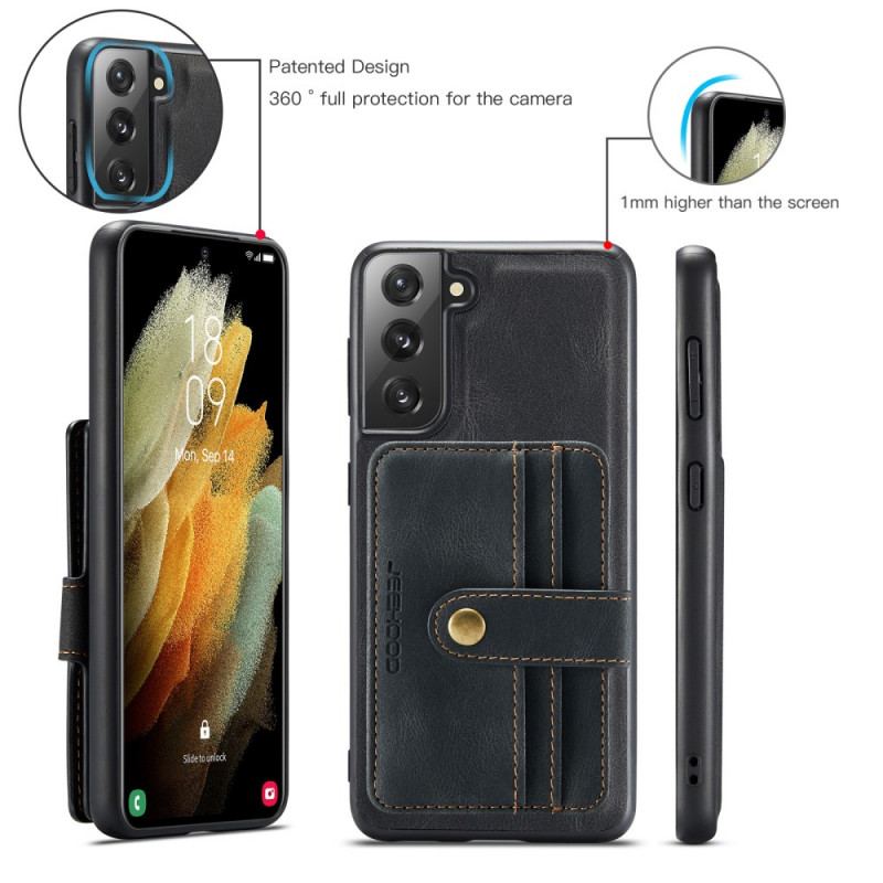 Coque Samsung Galaxy S22 5G Porte-Cartes Détachable