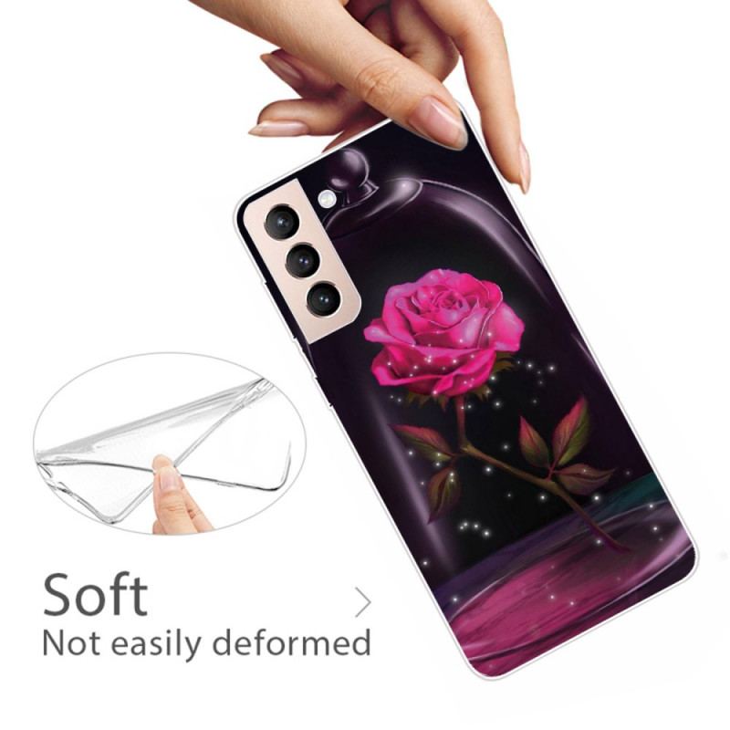 Coque Samsung Galaxy S22 5G Rose Magique