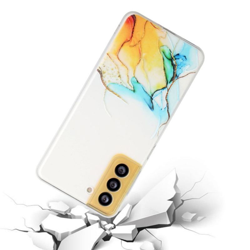 Coque Samsung Galaxy S22 5G Silicone Effet Marbré