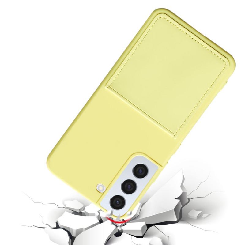 Coque Samsung Galaxy S22 5G Silicone Liquide Porte Carte