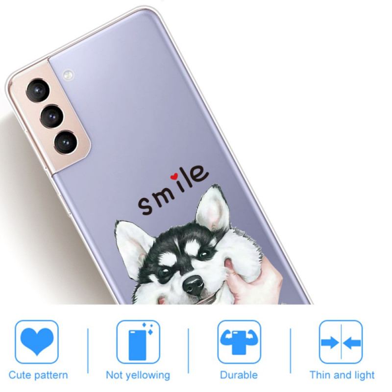 Coque Samsung Galaxy S22 5G Smile Dog