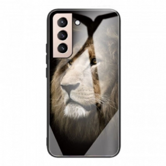 Coque Samsung Galaxy S22 5G Verre Trempé Tête de Lion