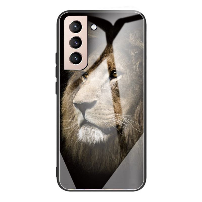 Coque Samsung Galaxy S22 5G Verre Trempé Tête de Lion