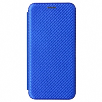 Flip Cover Samsung Galaxy S22 5G Fibre Carbone