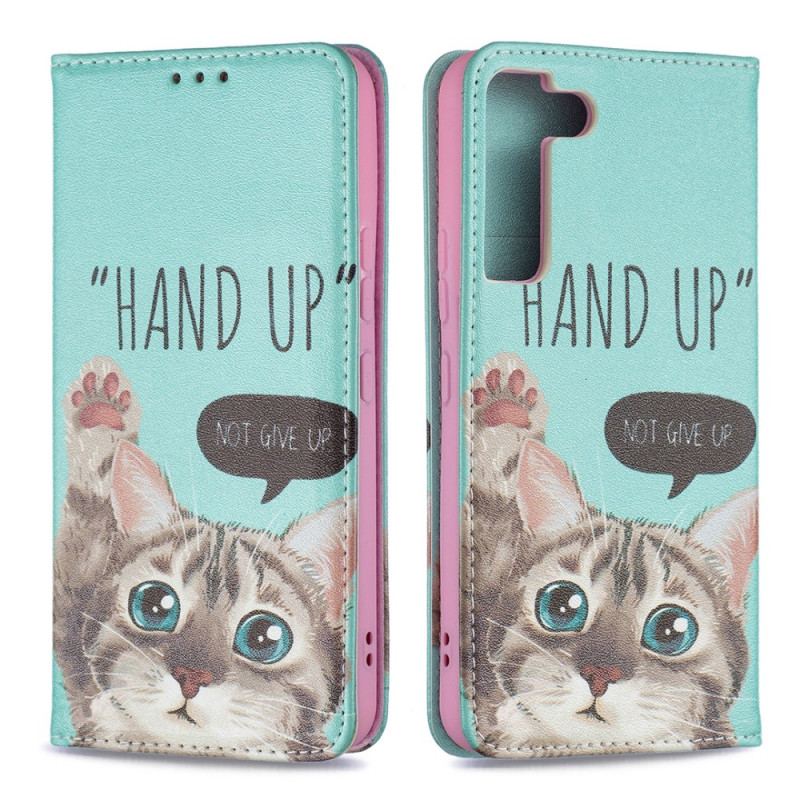 Flip Cover Samsung Galaxy S22 5G Hand Up