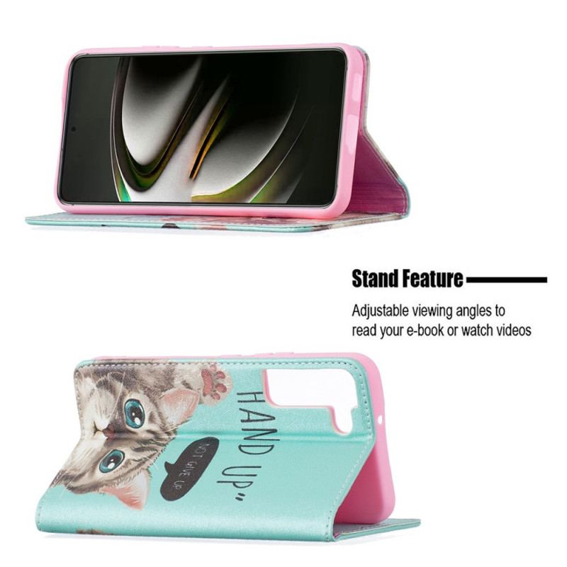 Flip Cover Samsung Galaxy S22 5G Hand Up