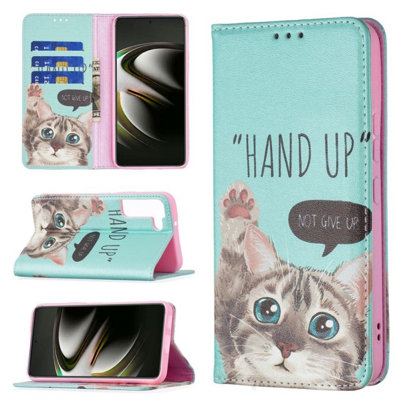 Flip Cover Samsung Galaxy S22 5G Hand Up