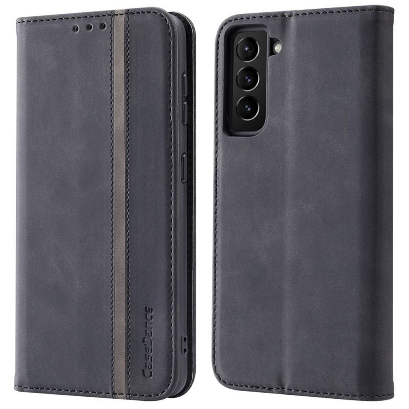 Flip Cover Samsung Galaxy S22 5G Simili Cuir CASEDANCE