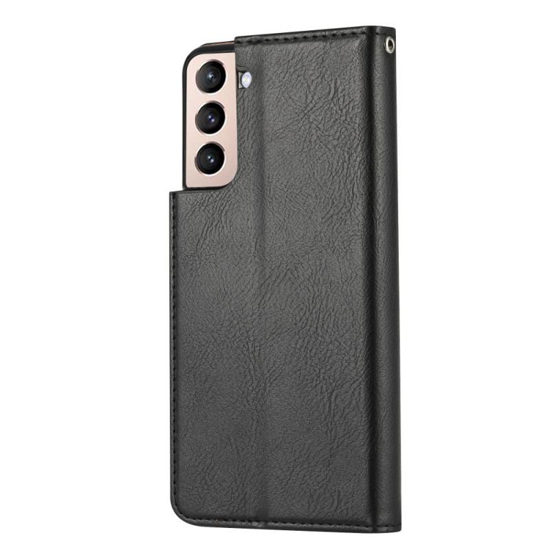 Flip Cover Samsung Galaxy S22 5G Simili Cuir Porte-Cartes