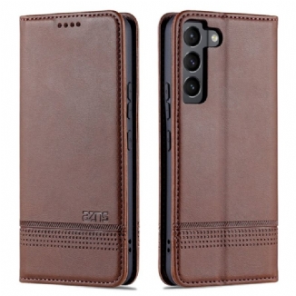 Flip Cover Samsung Galaxy S22 5G Style Cuir AZNS