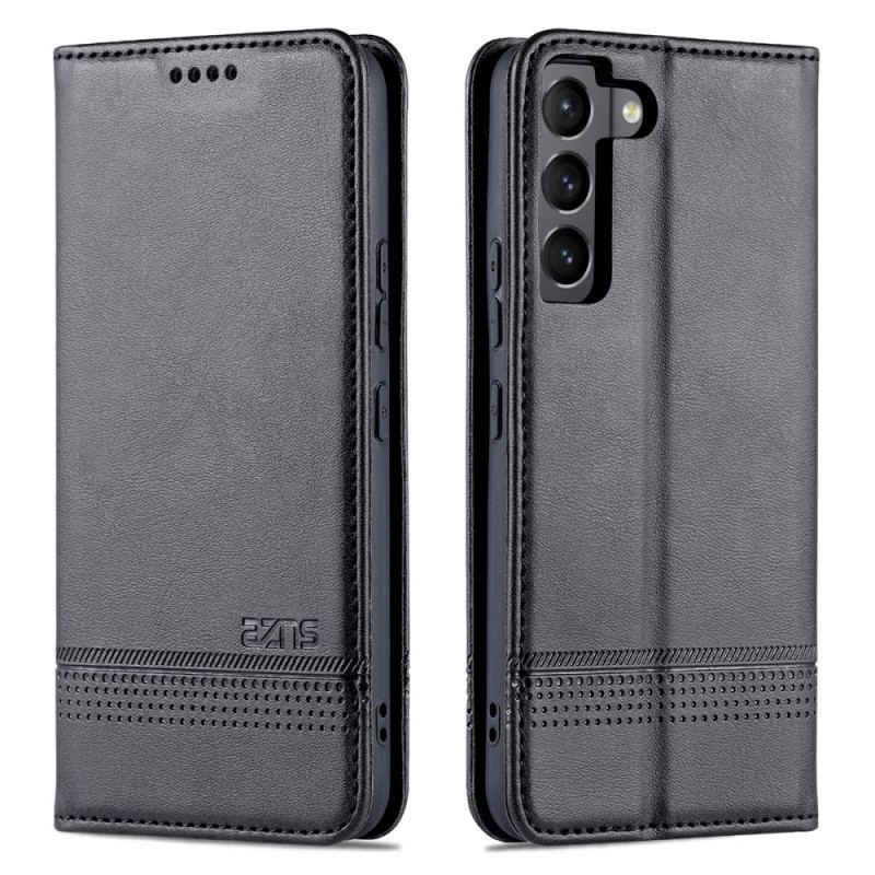 Flip Cover Samsung Galaxy S22 5G Style Cuir AZNS