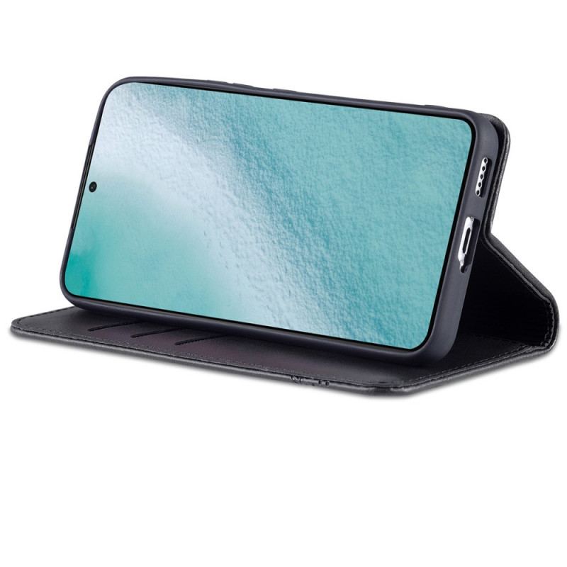 Flip Cover Samsung Galaxy S22 5G Style Cuir AZNS