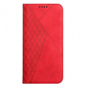 Flip Cover Samsung Galaxy S22 5G Style Cuir Texture Diamant