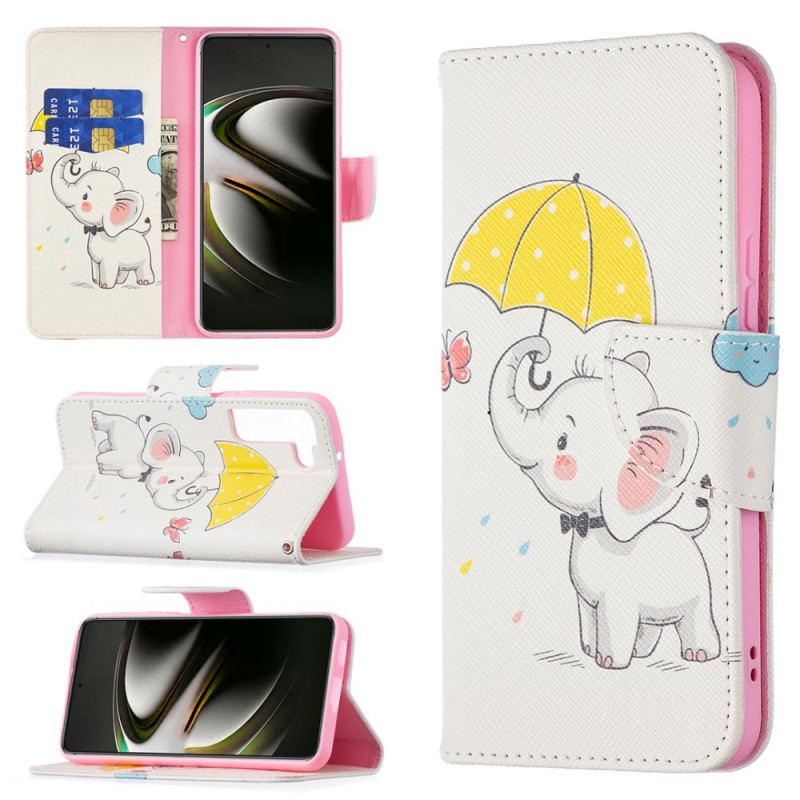 Housse Samsung Galaxy S22 5G Bébé Éléphant