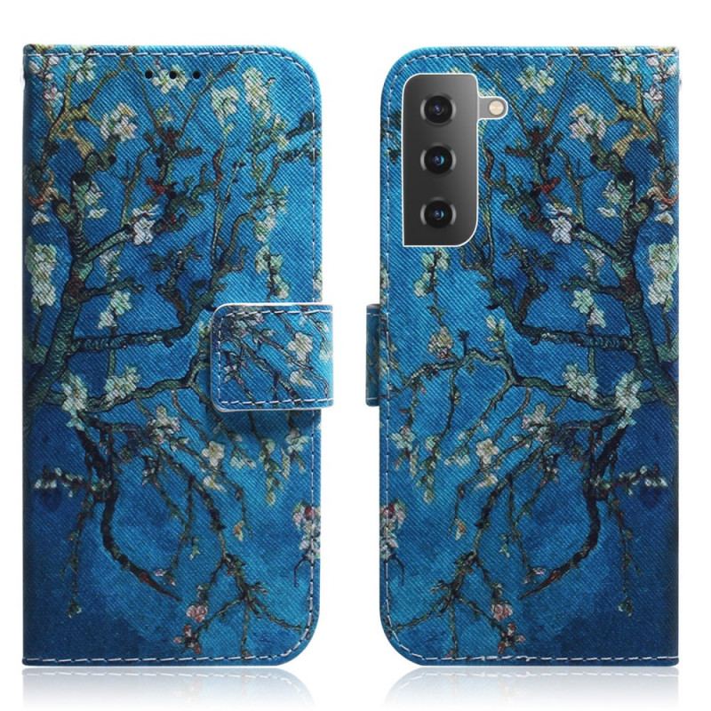 Housse Samsung Galaxy S22 5G Branche d'Arbre Fleuri