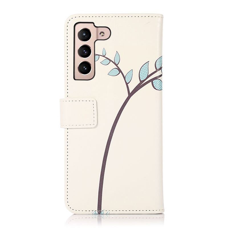 Housse Samsung Galaxy S22 5G Couple De Hiboux Sur l'Arbre