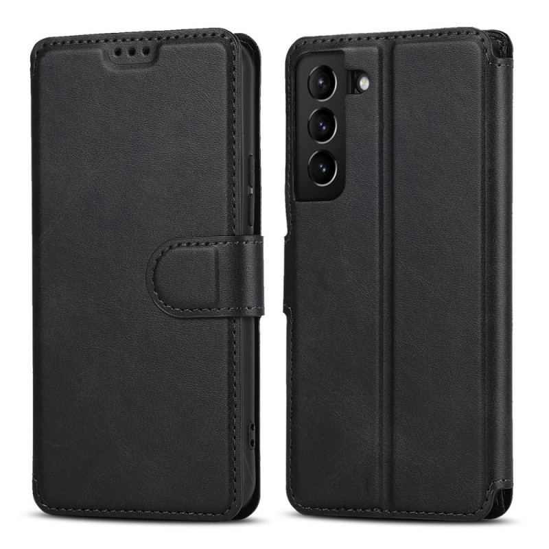 Housse Samsung Galaxy S22 5G Effet Cuir Vintage Mat