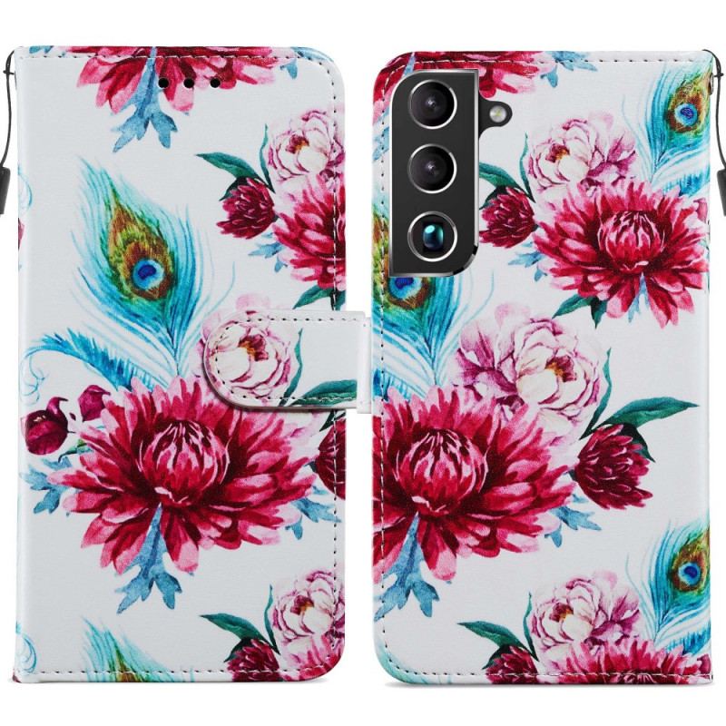 Housse Samsung Galaxy S22 5G Fleurs Intenses