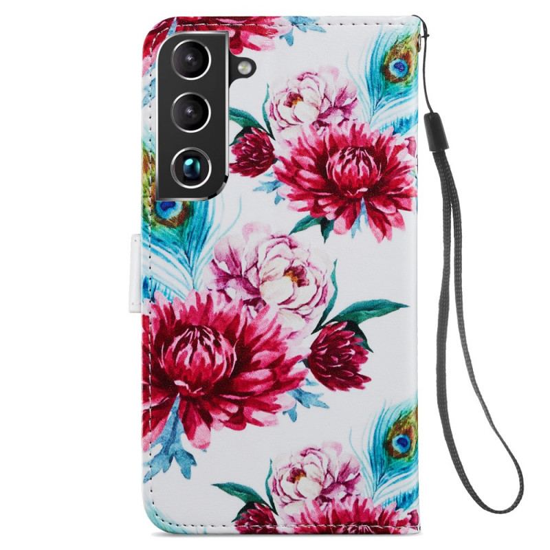 Housse Samsung Galaxy S22 5G Fleurs Intenses