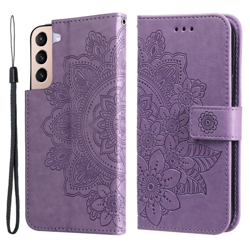 Housse Samsung Galaxy S22 5G Mandala de Fleurs