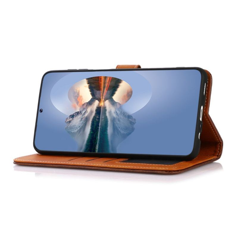 Housse Samsung Galaxy S22 5G Simili Cuir avec Sangle KHAZNEH