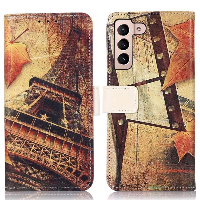 Housse Samsung Galaxy S22 5G Tour Eiffel En Automne