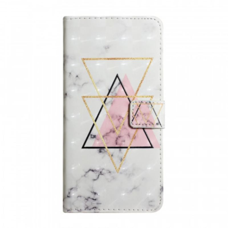 Housse Samsung Galaxy S22 5G Triangle en paillettes