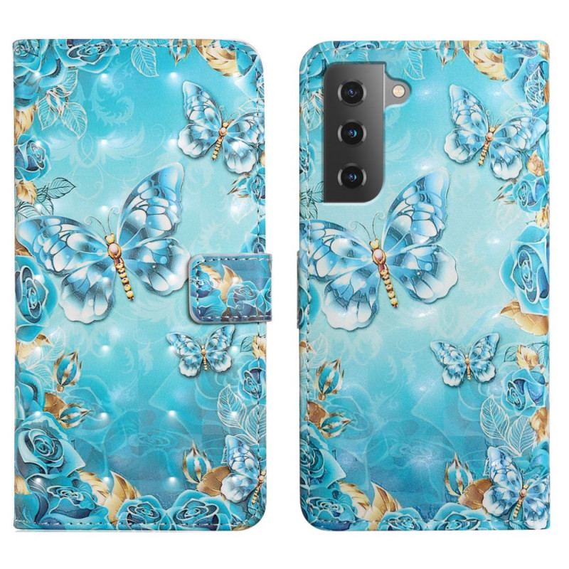 Housse Samsung Galaxy S22 5G Vol de Papillons