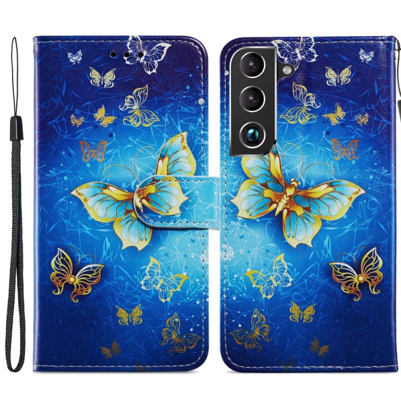 Housse Samsung Galaxy S22 5G Vol de Papillons