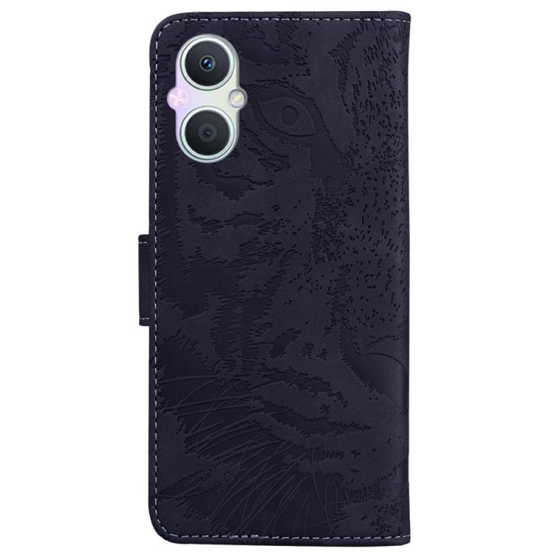 Housse Oppo Reno 8 Lite Empreinte Tigre