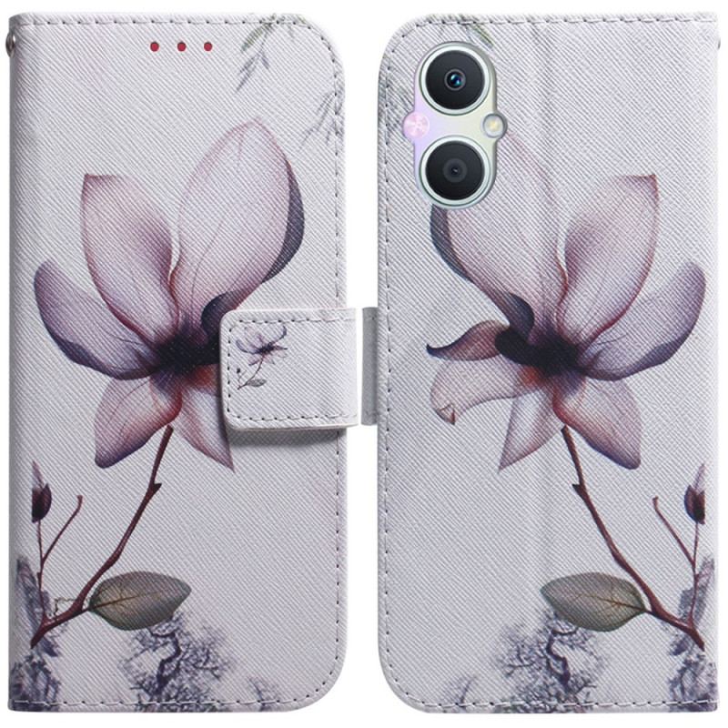 Housse Oppo Reno 8 Lite Fleur Rose