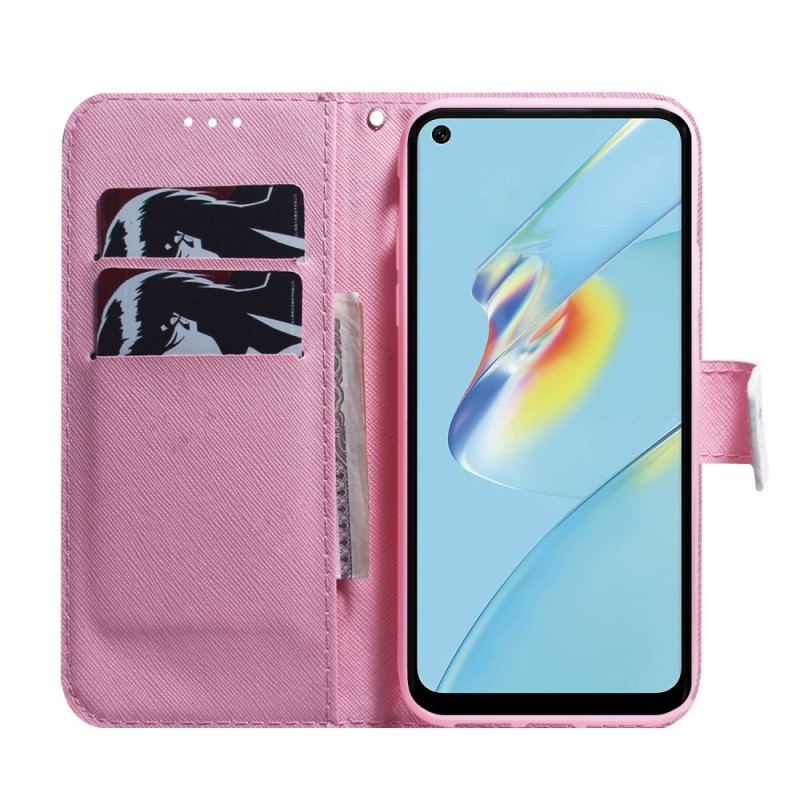 Housse Oppo Reno 8 Lite Fleur Rose