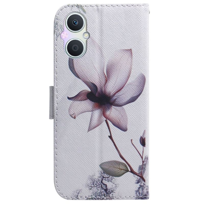 Housse Oppo Reno 8 Lite Fleur Rose