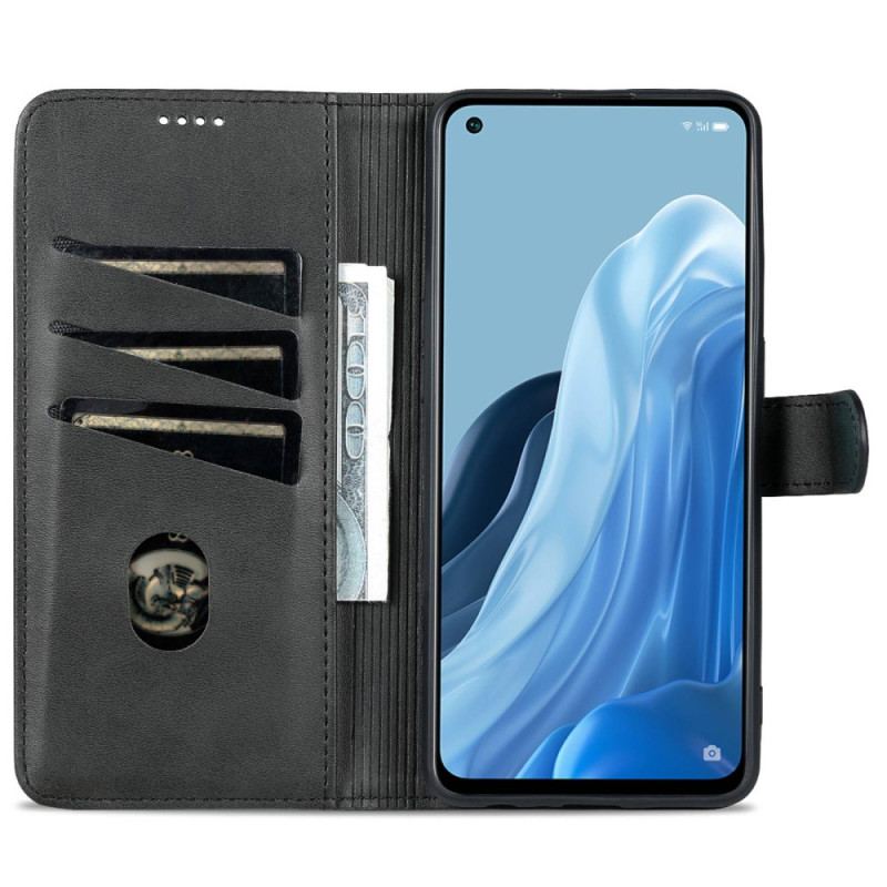 Housse Oppo Reno 8 Lite Style Cuir AZNS