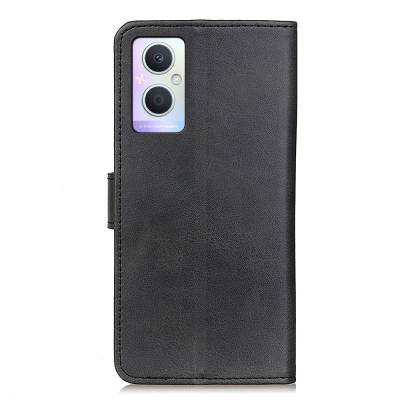 Housse Oppo Reno 8 Lite Style Cuir Mat