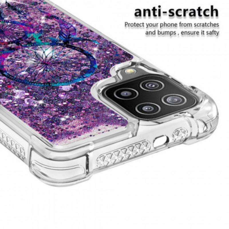 Coque Samsung Galaxy A22 4G Attrape Rêves Paillettes