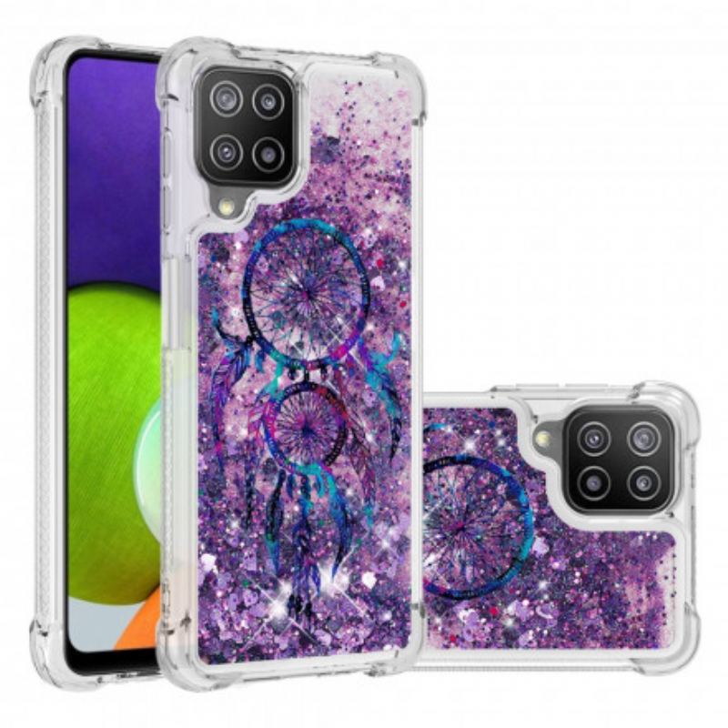 Coque Samsung Galaxy A22 4G Attrape Rêves Paillettes