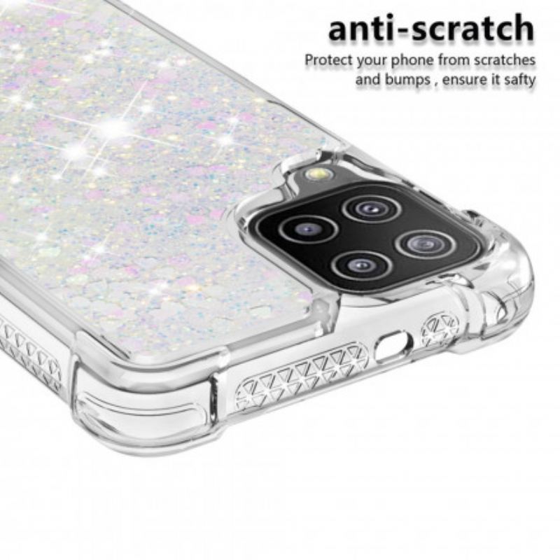 Coque Samsung Galaxy A22 4G Désires Paillettes