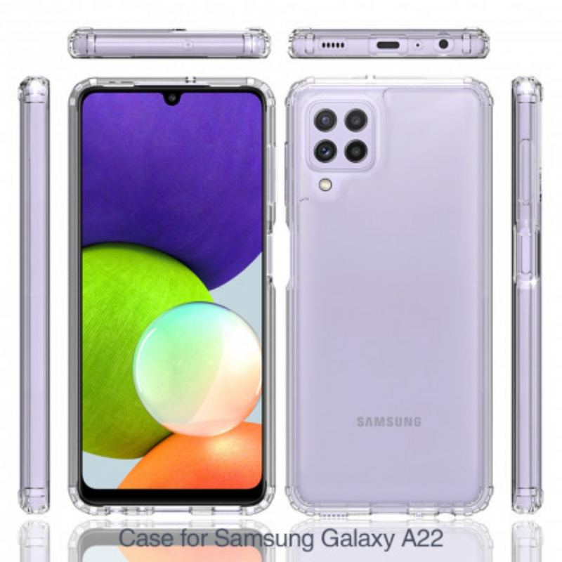 Coque Samsung Galaxy A22 4G Hybride Transparente