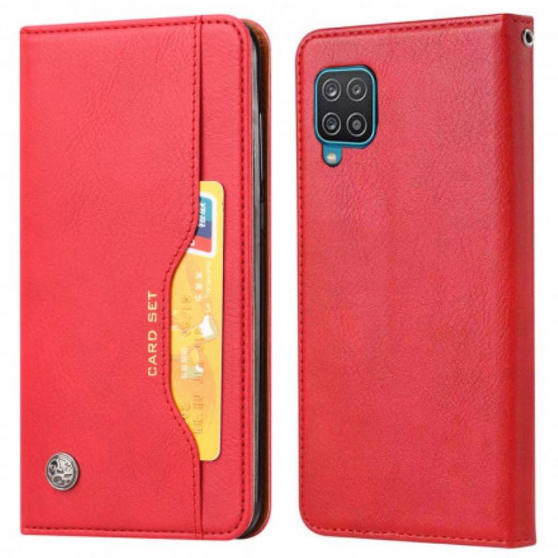 Flip Cover Samsung Galaxy A22 4G Simili Cuir Porte-Cartes