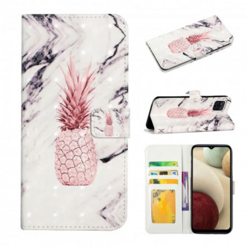 Housse Samsung Galaxy A22 4G Light Spot Ananas