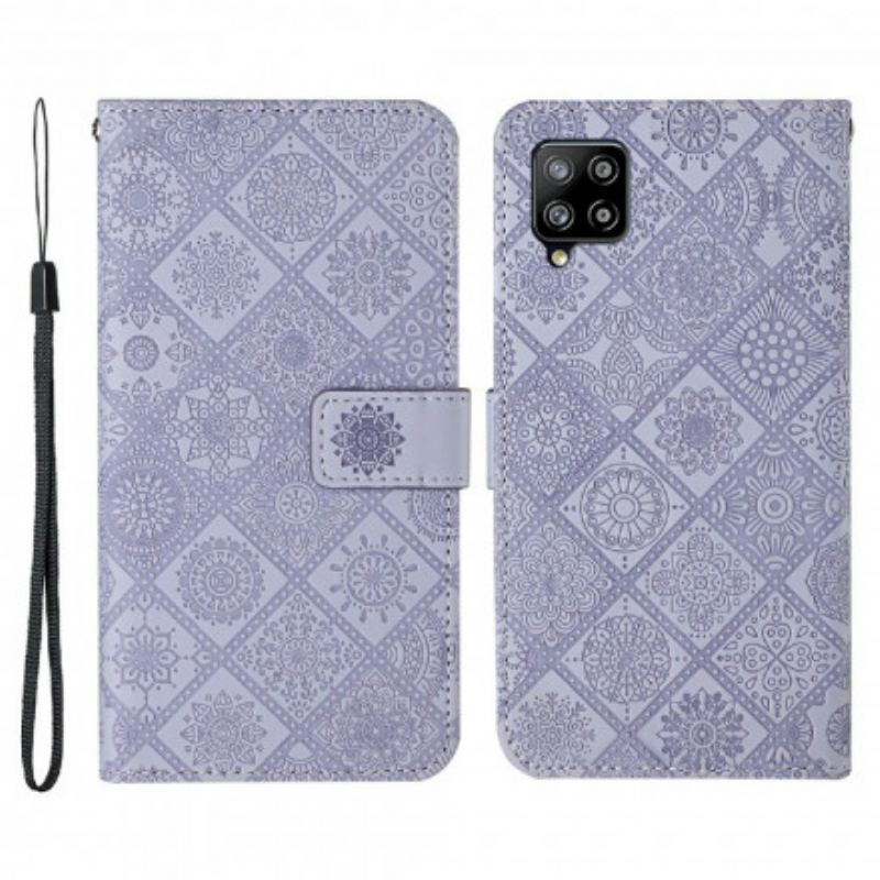 Housse Samsung Galaxy A22 4G Motif Tapisserie