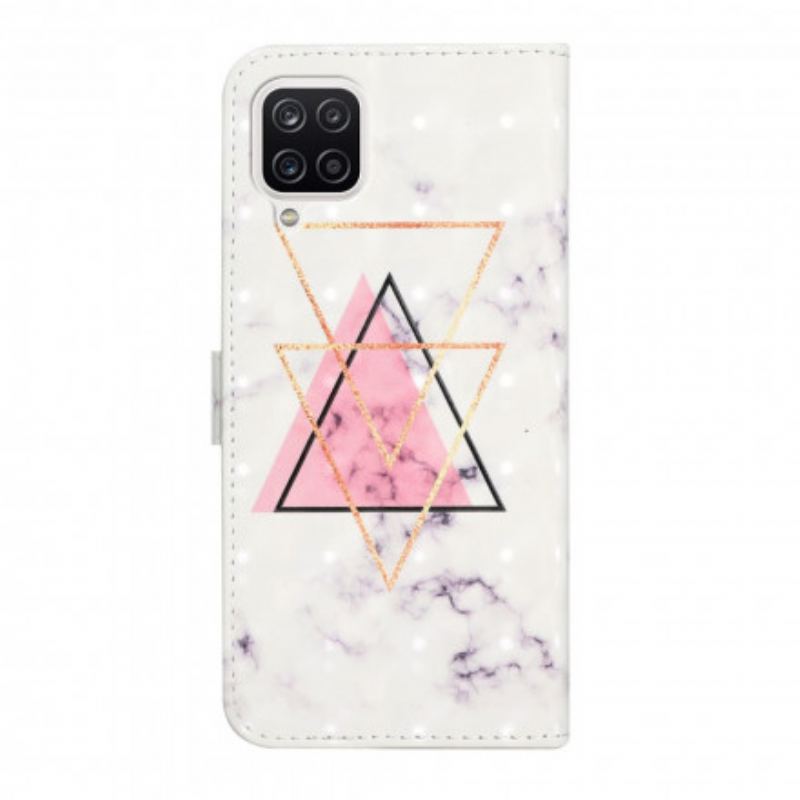 Housse Samsung Galaxy A22 4G Triangle en paillettes