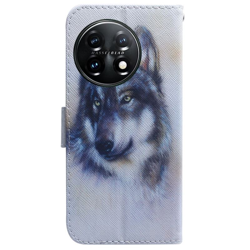 Housse OnePlus 11 5G Chien Aquarelle