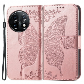 Housse OnePlus 11 5G Papillon Baroque