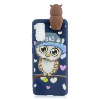 Coque Samsung Galaxy A71 3D Bad Hibou