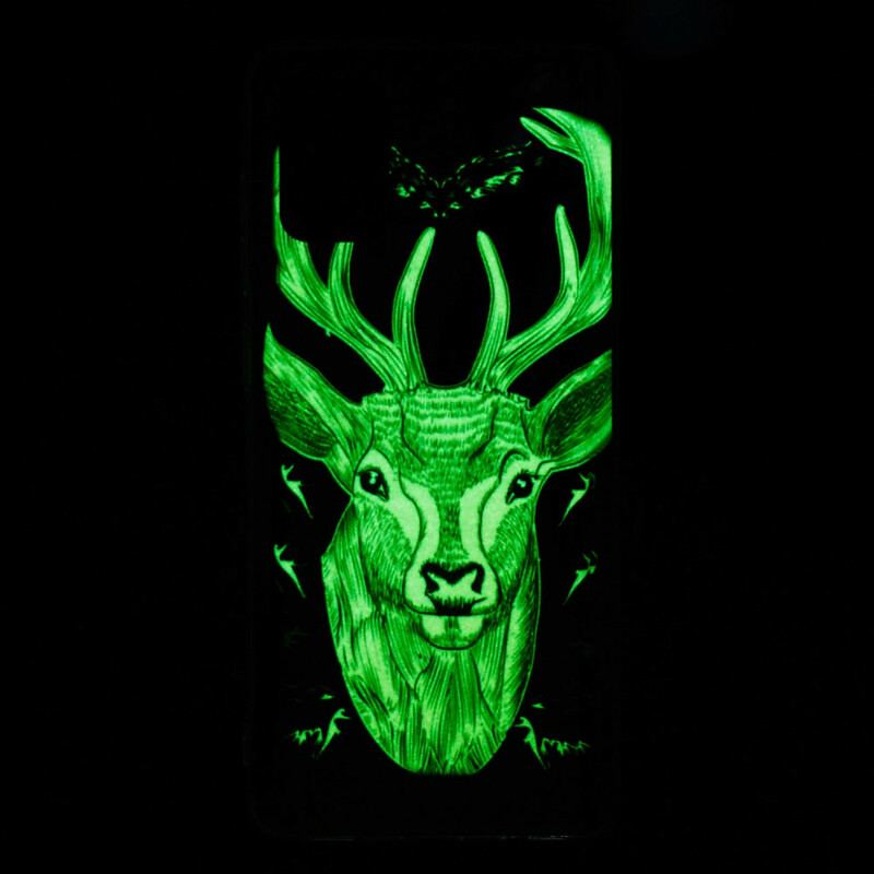 Coque Samsung Galaxy A71 Cerf Majestueux Fluorescente